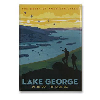 Lake George, NY Magnet | Metal Magnet