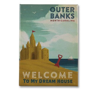 Outer Banks My Dream House Magnet | Metal Magnet