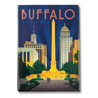 Buffalo, NY Metal Magnet