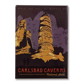 Carlsbad Caverns Metal Magnet| American Made Magnet