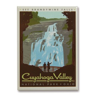 Cuyahoga Valley NP Brandywine Falls Magnet