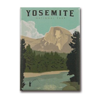Yosemite Half Dome Magnet | Metal Magnet