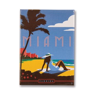 Miami, FL Magnet | Metal Magnet