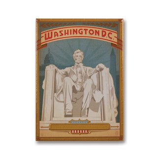 Washington, DC Metal Magnet