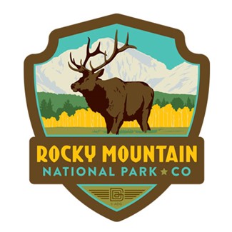 Rocky Mountain Elk Emblem | Vinyl Magnet