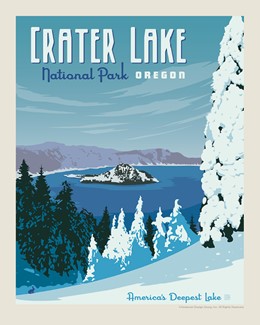 Crater Lake Print | 8" x10" Print