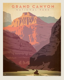 Grand Canyon - Kayak Print | 8" x10" Print