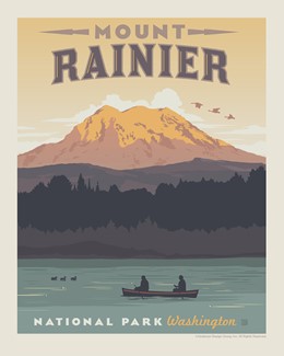Mount Rainier 8" x10" Print