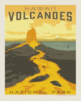 Hawai'i Volcanoes Print | 8" x10" Print