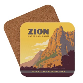 Zion Sacred Cliffs Coaster | American made coasters