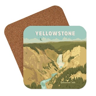 Grand Canyon of Yellowstone Coaster | American made coasters