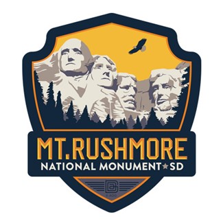Mt. Rushmore Emblem Magnet | American made vinyl magnets