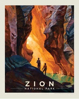 Zion Virgin River Narrows Print | American made print