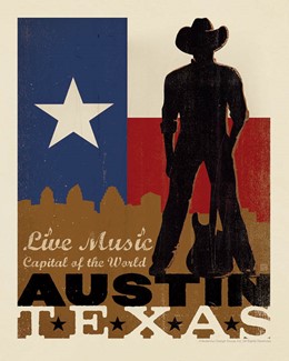 Austin Cowboy Print | Made in the USA