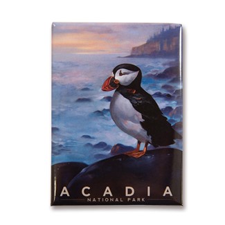 Acadia NP Puffin Magnet | Made in the USA