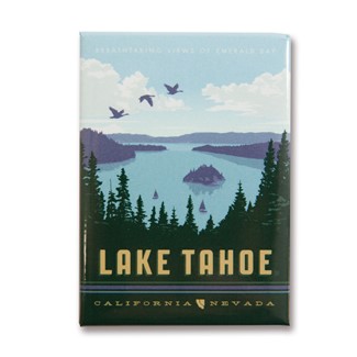 Lake Tahoe Metal Magnet