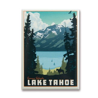 Lake Tahoe Summer Splendor Metal Magnet