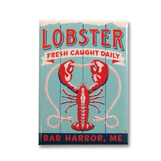 ME Lobster Bar Harbor Magnet | Made in the USA