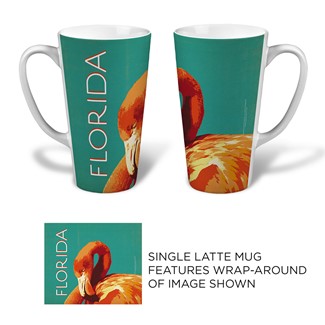 FL Flamingo Latte Mug | Made in the USA