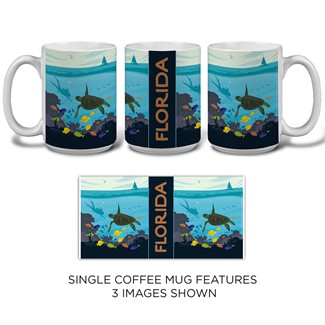 FL Sea Turtle Mug | American made mugs