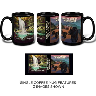 Great Smoky Bear Double Mug | American made mugs
