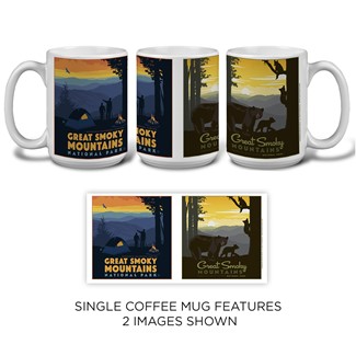 Great Smoky Double Mug | Great Smoky themed mugs