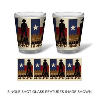 Austin Cowboy Shot Glass