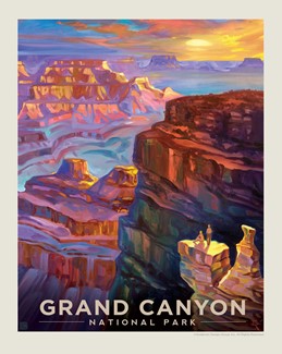 Grand Canyon Sunset 8 x 10 Print