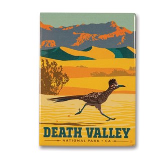 Death Valley Roadrunner Metal Magnet | Made in the USA