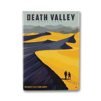 Death Valley Sand Dunes Metal Magnet | Made in the USA