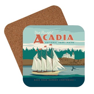 Acadia NP Bass Harbor Head | American Made Coaster