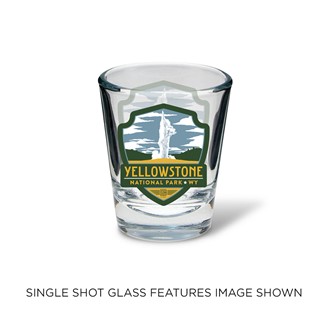 Yellowstone Old Faithful Shot Glass | Made in the USA