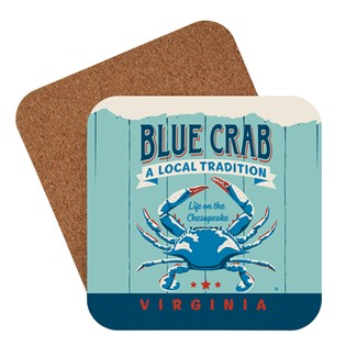 Virginia Blue Crab | American Made Coaster