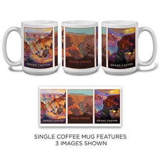 Grand Canyon Triple Scene Mug | Tourist Courts