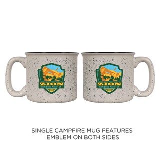 Zion NP Emblem Campfire Mug | Tourist Courts