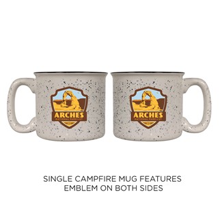 Arches NP Emblem Campfire Mug | Tourist Courts