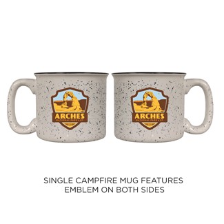 Arches NP Emblem Campfire Mug