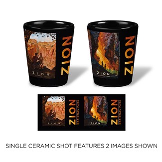 Zion Double Ceramic Shot | Tourist Courts