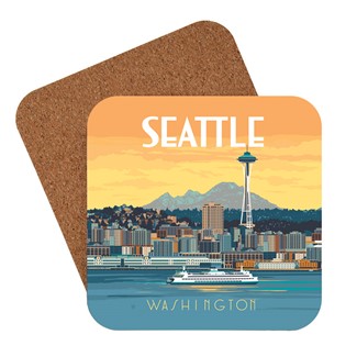 Washington Seattle Ferry | American made coaster