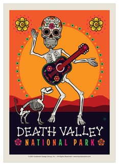 Death Valley Skeleton Single Magnet | USA Made