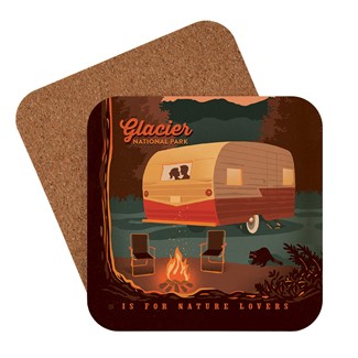 Glacier Is For Nature Lovers | American made coaster