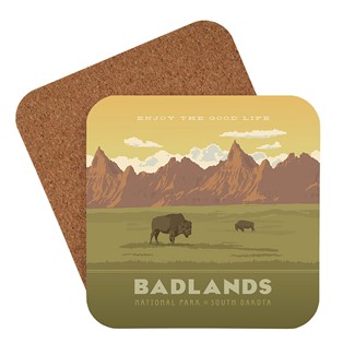 Badlands NP Coaster | American Made Coaster