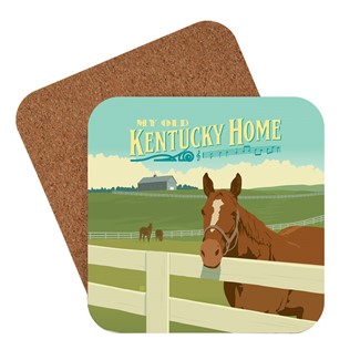 My Old Kentucky Home Horse | American Made Coaster