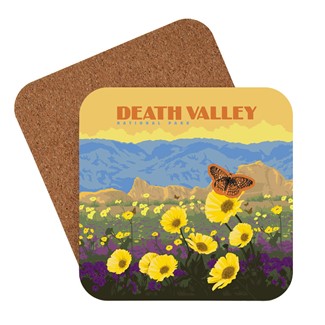 Death Valley Wildflowers Coaster