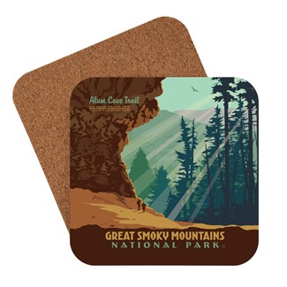 Great Smoky Mountains Alum Cave | American Made Coaster