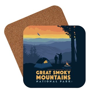 Great Smoky Back Country Camping | American made coaster