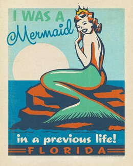 FL Mermaid Queen 8" x 10" Print | USA Made