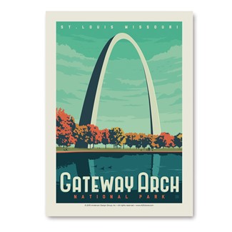 Gateway Arch NP Vertical Sticker