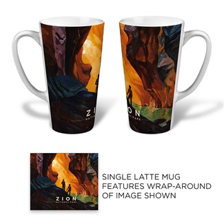 Zion Virgin River Narrows Latte | National park themed mugs
