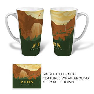 Zion Kolob Latte | National park themed mugs
